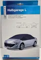 Produktbild: Cartrend Halbgarage Gr. L – Fahrzeugabdeckung Blau – 145x287x61 cm (0658 E1+)