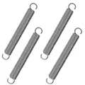 Produktbild: GUNGY Zugfedern mit Haken Edelstahl Spannfeder Zugfeder 80mm Außendurchmesser 10mm Drahtdurchmesser 1,2mm Maximale Zugkraft 3,2KG 1,2x10x80mm 4 Stück