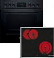 Produktbild: Bosch Einbau-Herd-Set HND211GB1, HEF113BB0 + HEZ438201 + NKN645GA2E, Einbau-Herd, Elektro-Kochfeld, Teleskopauszug, 2-fach