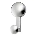 Produktbild: SOTECH Garderobenhaken GRIO Höhe: 96 x Breite: 45 mm Chrom poliert, Kleiderhaken modern aus Zinkdruckguss, stabiler Wandhaken auch für Handtaschen