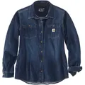 Produktbild: Carhartt Midweight Denim Damen Hemd, blau, Größe L