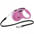 Produktbild: FLEXI Rollleine New CLASSIC Seil - 5m, bis 12kg - Pink