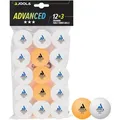 Produktbild: Joola Tischtennisbälle Advanced Training*** 40+, 3-Sterne Qualität, Ø 40mm, weiß/orange, 15 Stück