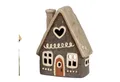 Produktbild: formano Teelichthalter Häuser, Farbe: Grau, Motiv: Haus