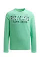Produktbild: Camp David Herren Longsleeve mit Used Prints Flight Green, XL