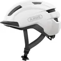 Produktbild: ABUS Fahrradhelm PURL-Y – geeignet für E-Bike und S-Pedelec – stylisher NTA-Schutzhelm für Erwachsene und Jugendliche – Weiß, Größe S (51-55 cm)
