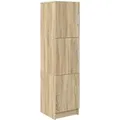 Produktbild: vidaXL Highboard Sonoma Eiche 31,5 x 32 x 124 cm Holzwerkstoff 869348