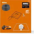 Produktbild: WORX WA0178 Begrenzungsdraht für Landroid Mähroboter – 100m Kabel für präzises M