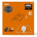 Produktbild: Original WORX WA0178 Begrenzungsdraht 100 m – Hochwertiges universelles Begrenzungskabel für Mähroboter & Rasenroboter - nicht geeignet für VISION