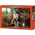 Produktbild: Castorland Puzzle 1000 pieces Blooming Cat Meditation (1000 Teile) (54090910)
