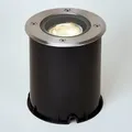 Produktbild: Lucande Jos Round Erd Spot IP67 Steel - Terrasse