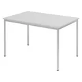 Produktbild: bümö Tisch, Multifunktionstisch 120 x 80 cm in grau - Besprechungstisch, Konferenztisch, Meetingtisch, Mehrzwecktisch, Pausentisch, Besprechungsraum, Meetingraum, Pausenraum