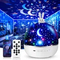 Produktbild: Sternenhimmel Projektor Kinder Nachtlicht mit Bluetooth Musik Fernbedienung