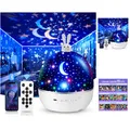 Produktbild: Starry Sky Projector Kinder mit 15 Filmen, Nachtlicht Kinderzimmer, Bluetooth