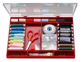 Produktbild: Glorex 5 2001 48 - Nähsortiment, 196 teiliges Nähset, in Kunststoffbox, mit Schere, Maßband, Nähgarn, Knöpfen, Fingerhut, Nadeln, Einfädler, BH-Verschlüsse und Sicherheitsnadeln