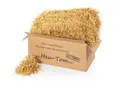 Produktbild: Heu-Tom® 15kg Gerstenstroh Strohballen Einstreu Futter Kaninchen Meerschweinchen