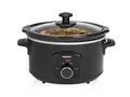 Produktbild: Slow Cooker 3,5l Schongarer, Keramik Innentopf, Edelstahl Gehäuse, Dampfgarer