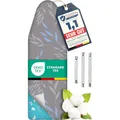 Produktbild: Super Soft Turbo-Bügelbrettbezug 110x30, Made in Germany, ÖKOTEX Baumwoll-Polsterung, schneller mit Thermoreflexion, 5 Größen, EasyFit+Spanner, M Fläche 108-115x30-35cm
