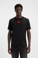Produktbild: HUGO T-Shirt Diragolino Rundhalsausschnitt, Regular Fit, Logo-Label