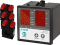 Produktbild: Tense EM-72 Einbaumessgerät Multimeter Strom (600mA - 40A) inkl. 3x ATM-40 Stromwandler - Kleine Bauform