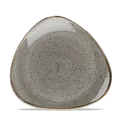 Produktbild: Churchill STONECAST Triangle Plate Peppercorn Grey Teller Porzellan 19,2 cm