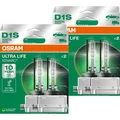 Produktbild: 2x Duo Box OSRAM Glühlampe D1S XENARC HID 35W ULTRA LIFE 35W 85V 3200 lm 4300K