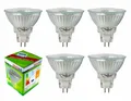 Produktbild: 5er 3.0 Watt dimmbar MR16 GU5.3 LED LampeLeuchtmittel Licht Trango 5MR16030