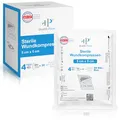 Produktbild: Health Press Sterile Kompressen 5x5 cm – 40 Wundkompressen im Set (20x2 Stück) – Verbandsmaterial für Wundversorgung – Mullkompressen 4-lagig – Wundauflagen Steril – Verband Dermatologisch Getestet