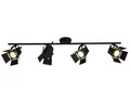 Produktbild: LED Deckenspot 4x5W 4x345 lm 2700 K B 39 cm schwarz