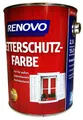 Produktbild: Wetterschutzfarbe Lichtgrau für Holz Hart-PVC Dachrinnen Eisen Renovo 2,5L