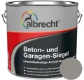 Produktbild: Lack Albrecht Bodenversiegelung Beton- und Garagen-Siegel Steingrau 2,5l Bodenbeschichtung Matt, Acrylat-Bodenbeschichtung mit hervorragender Deckkraft