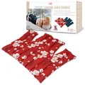 Produktbild: SISSEL® Linum Anatomic | Wärmekissen mit Leinsamenfüllung | Feuchte Wärme & Entspannung | Baumwolle | Ideal bei Muskelverspannung & Magen-Darm-Beschwerden | Farben: Blossom | Maße: 38 x 36cm