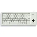 Produktbild: CHERRY G84-4400 TRACKBALL Kabelgebundene Tastatur, PS2, Hell Grau (QWERTZ - DE) - Grau