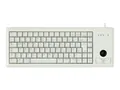 Produktbild: Cherry Compact-Keyboard G84-4400 Tastatur PS/2 Deutsch Hellgrau