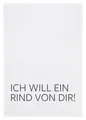 Produktbild: Geschirrtuch 17;30 Hamburg 100% Baumwolle Sprüche Humor Kochen Rind