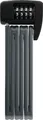 Produktbild: ABUS Faltschloss Bordo Lite 6055C SH - mit Halterung und Zahlencode - Extra-leichtes Zahlenschloss aus Spezialstahl - ABUS-Sicherheitslevel 7 - 85 cm - Schwarz