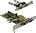 Produktbild: Delock 4 x serial PCI Express Card - Serieller Adapter - PCIe - RS-232 - 4 Anschlüsse (89178)