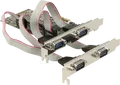 Produktbild: DELOCK 89178 - PCIe x1 Karte > 4x Seriell RS-232