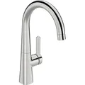 Produktbild: Hansa Waschtisch-Einhebelmischer HANSADESIGNO Style He stl, o Abl-Garnitur, Ausl. 167mm, chr - Silber