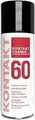 Produktbild: Kontakt Chemie Kontakt 60 70009 | Kontaktreiniger Spraydose 200ml | oxidlösend | Steckerreiniger | schnelle Wirkung