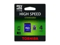 Produktbild: MicroSD 4GB Toshiba CL4 Highspeed  +1 Adapter Blister/Retail