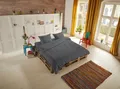 Produktbild: HIP Mako Satin Bettwäsche 135 X 200 cm + 1 x 80 X 80 cm  grau