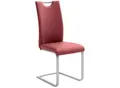 Produktbild: Novel Schwingstuhl , Edelstahl, Bordeaux , Metall, Textil , Flachrohr , 42x103x55 cm , Stoffauswahl, Typenauswahl , Esszimmer, Stühle, Esszimmerstühle, Schwingstühle