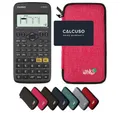 Produktbild: CASIO Taschenrechner fx-82DE X ClassWiz inkl. WYNGS Schutztasche Pink