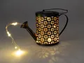 Produktbild: In-Outdoor Solarlaterne Gießkanne Metall schwarz 26 cm Stimmungslicht  LED Solar