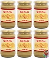 Produktbild: 6er Pack ~ Weisse Sesampaste (Tahini) 6x 300g Sesam Paste Tahin + ein kleiner Glücksanhänger gratis