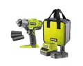 Produktbild: Ryobi Akku-Schlagschrauber Reifenwechsel-Set 18 V ONE+ inkl Akku & Ladegerät Akku-Schlagschrauber, 400.00 Nm, ONE+ Akku-Technologie, 18 V, Max 400 Nm