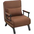 Produktbild: Woltu Schlafsessel, Braun, Metall, Rechteckig, 65x78x75 cm, Wohnzimmer, Sessel, Schlafsessel