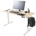Produktbild: Arebos elektrisch höhenverstellbarer Schreibtisch 120x60 cm | Memory-Funktion | Verstellbarer Computertisch 72-118 cm | Standing Desk | ergonomischer Bürotisch | Steh-Sitz Tisch | Beige