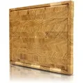 Produktbild: holz4home Premium Schneidebrett Stirnholz aus Eiche M
